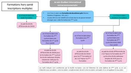 Schéma : inscriptions multiples